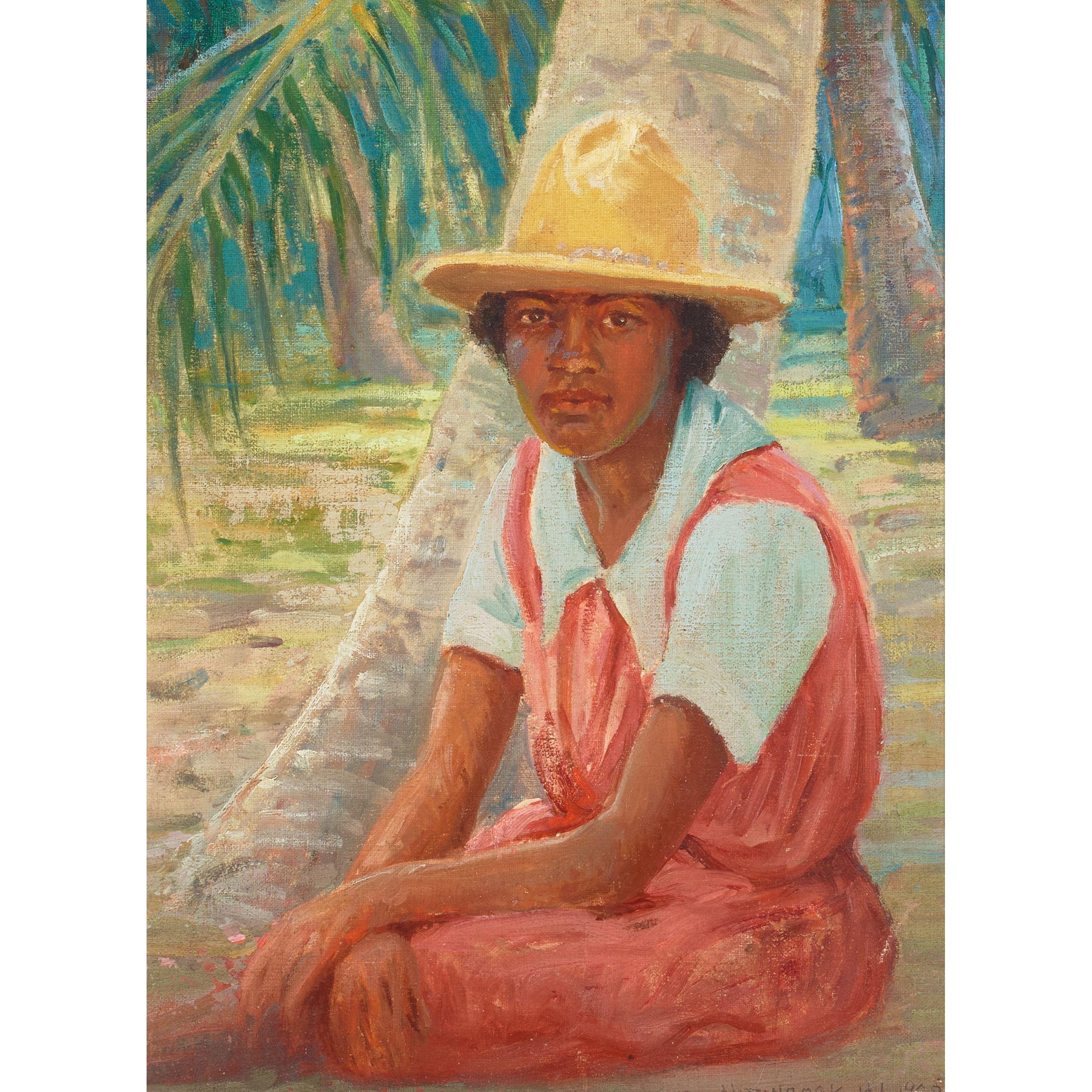 David Howard Hitchcock - Portrait of a Punahou School Girl