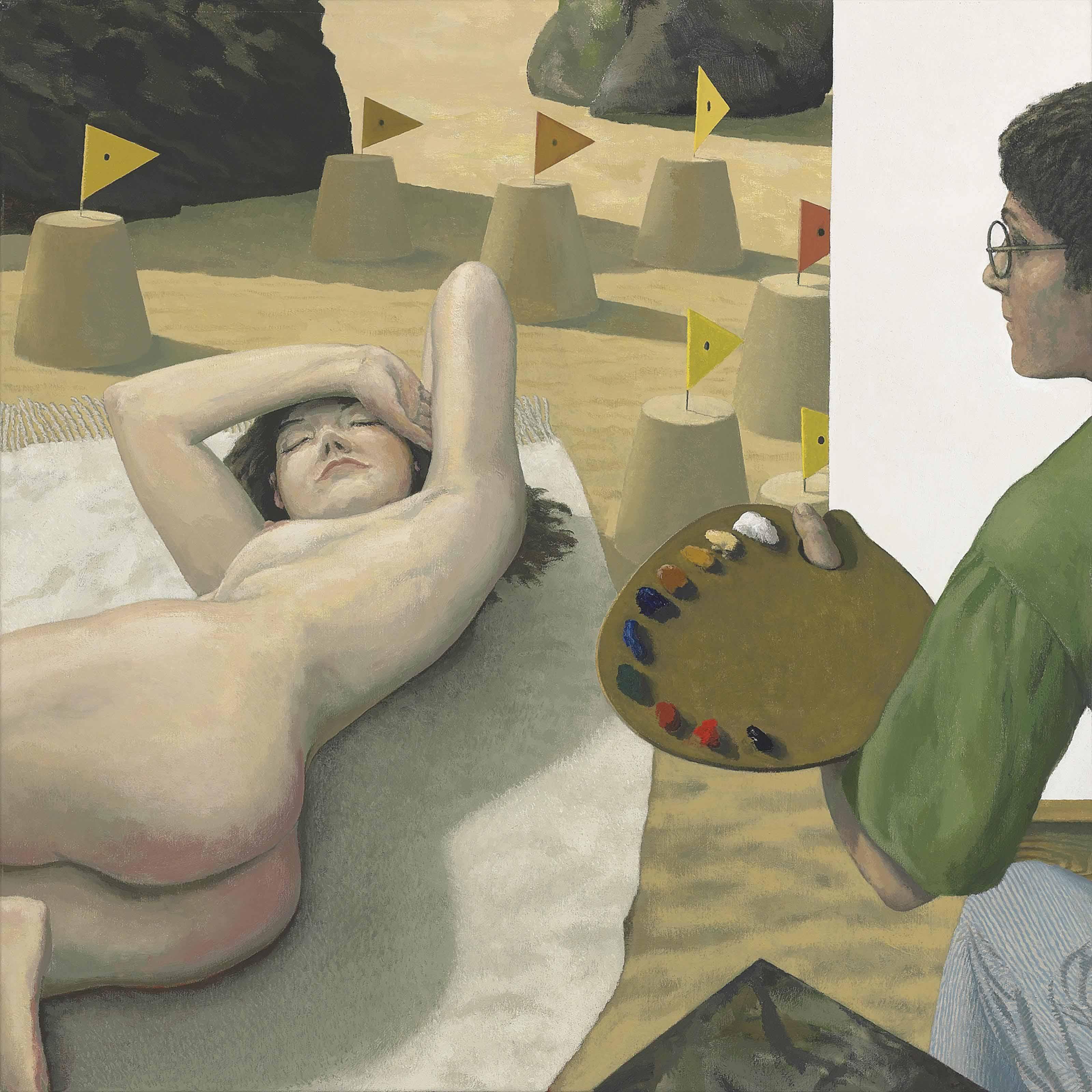 David Inshaw - Artist And Model