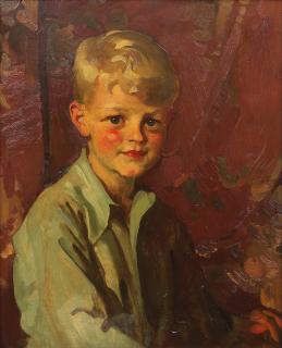 David Jagger R.O.I. - Portrait of a Boy