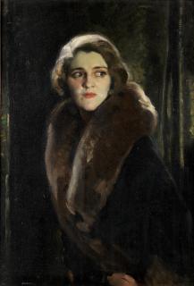 David Jagger R.O.I. - Portrait of a young lady