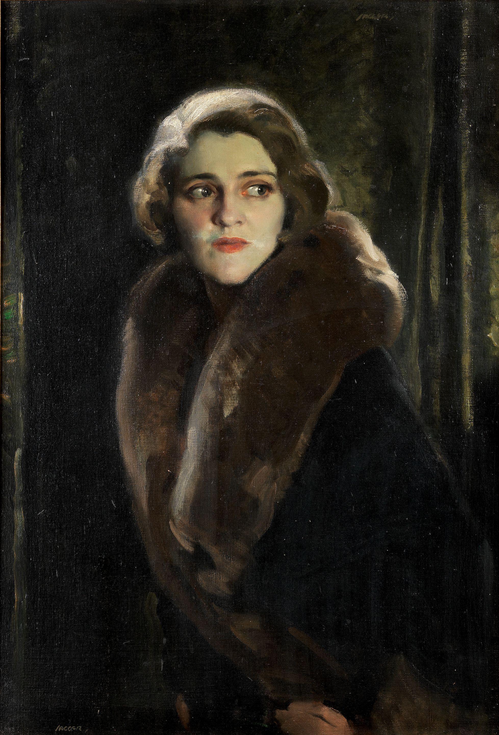 David Jagger R.O.I. - Portrait of a Young Lady