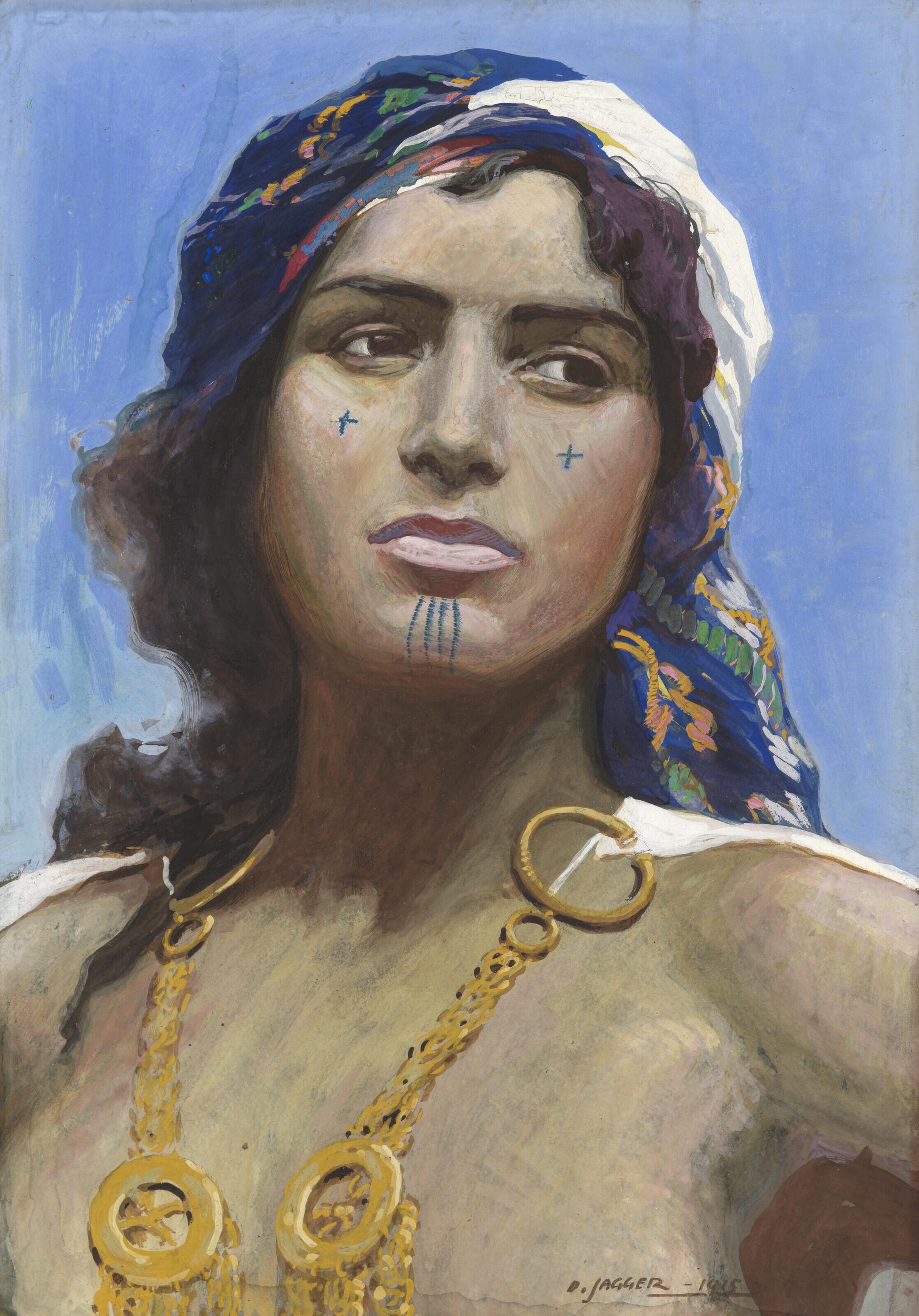 David Jagger, R.P., R.O.I. - A Berber girl