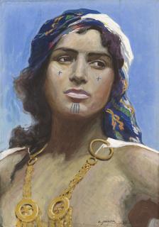 David Jagger, R.P., R.O.I. - A Berber girl