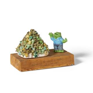 David James Gilhooly - Applauding a Frogamid 5\' Tall, 1975