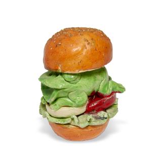 David James Gilhooly - Frog on a Kaiser Roll