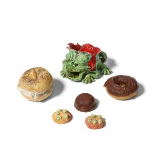 David James Gilhooly - Group of six sculptures, 1981-93