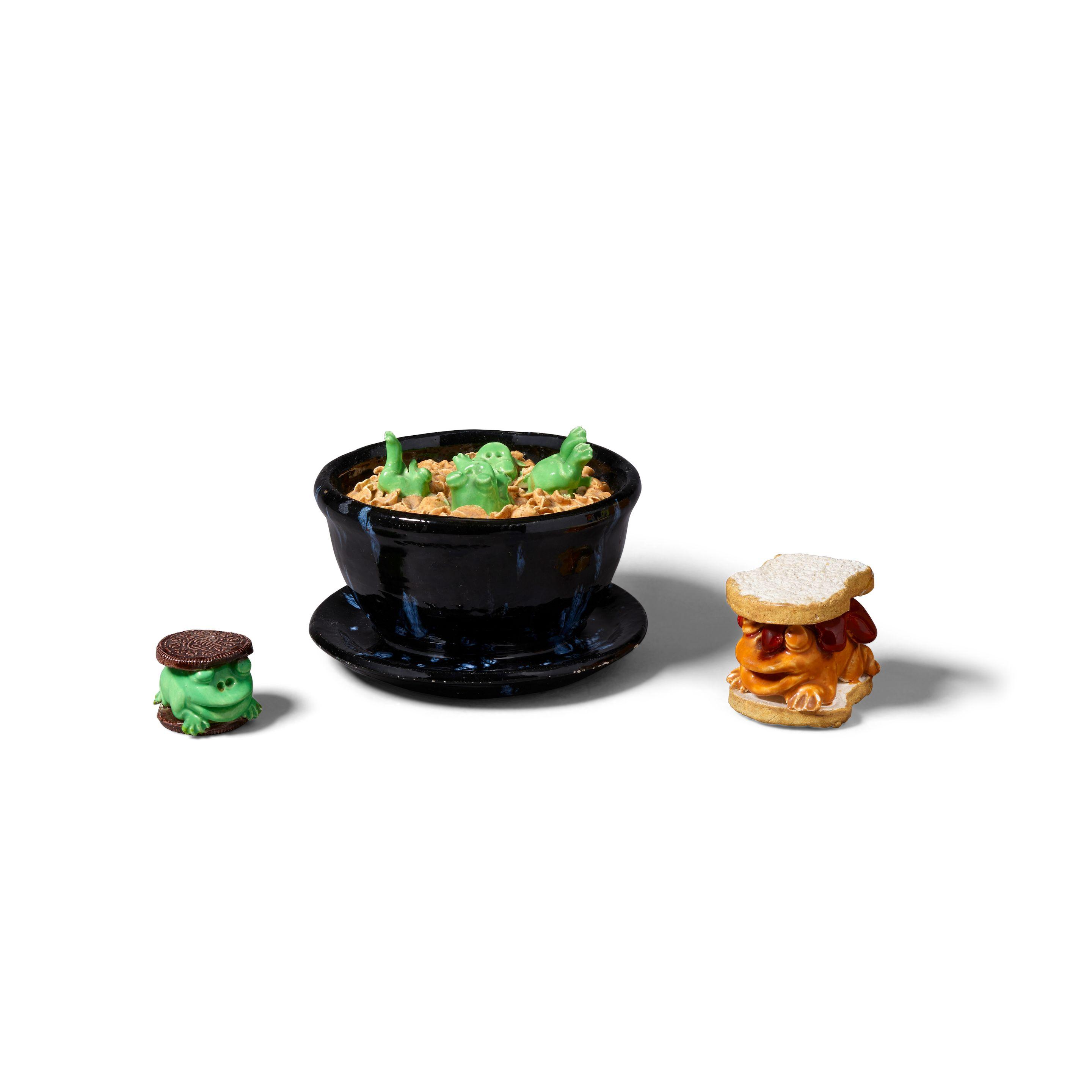 David James Gilhooly - Group of three sculptures, 1987-91