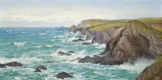 David James - A blustery day off the Cornish coast