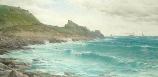 David James - Breakers off the Cornish coast