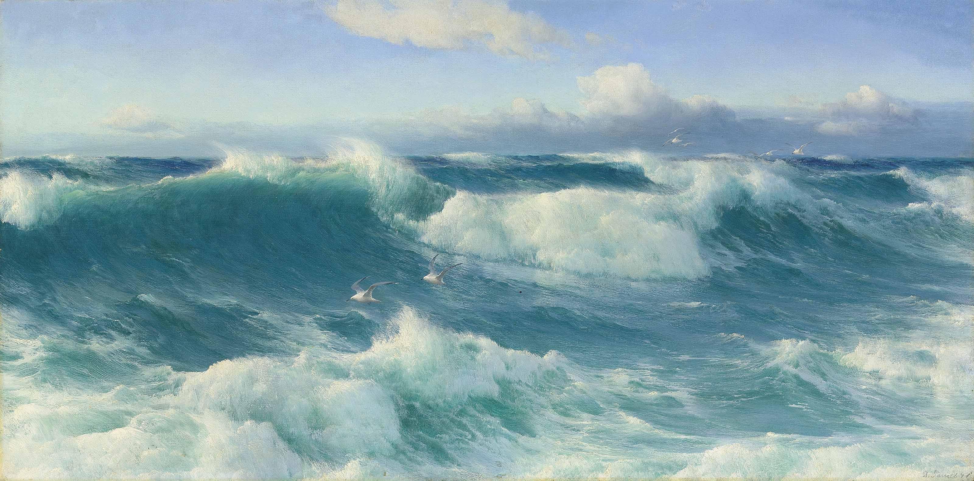 David James - Breaking waves