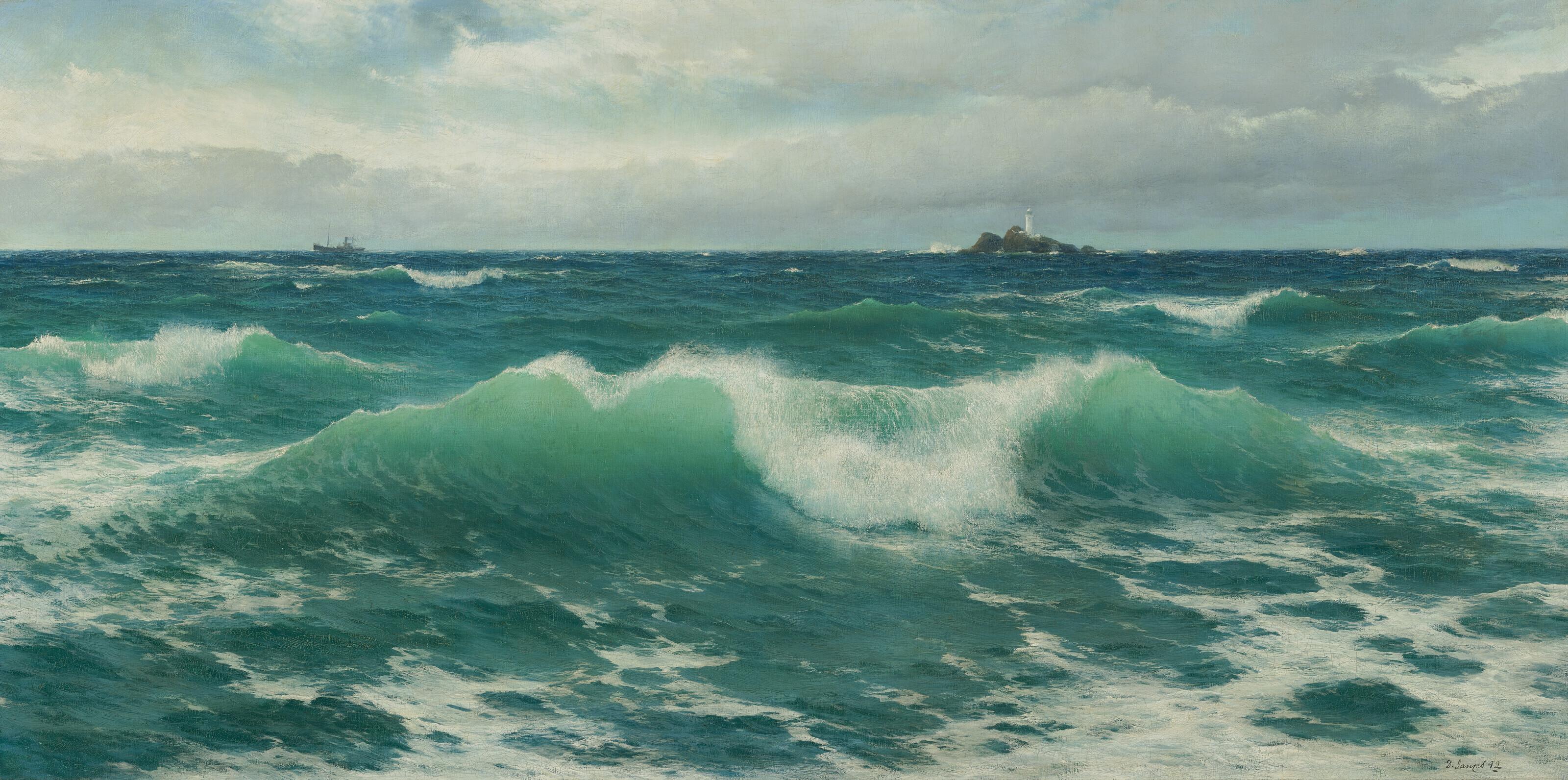 David James - The Incoming Tide, St Ives Bay