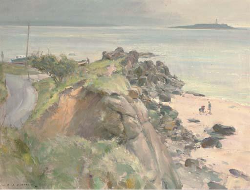 David Jan Curtis - Isle of Arran Coastline; Waterfall Nr. Torridon; River Wye; And Poppies In A Scottish Woodland