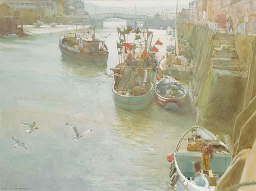 David Jan Curtis - Red flag markers, Whitby