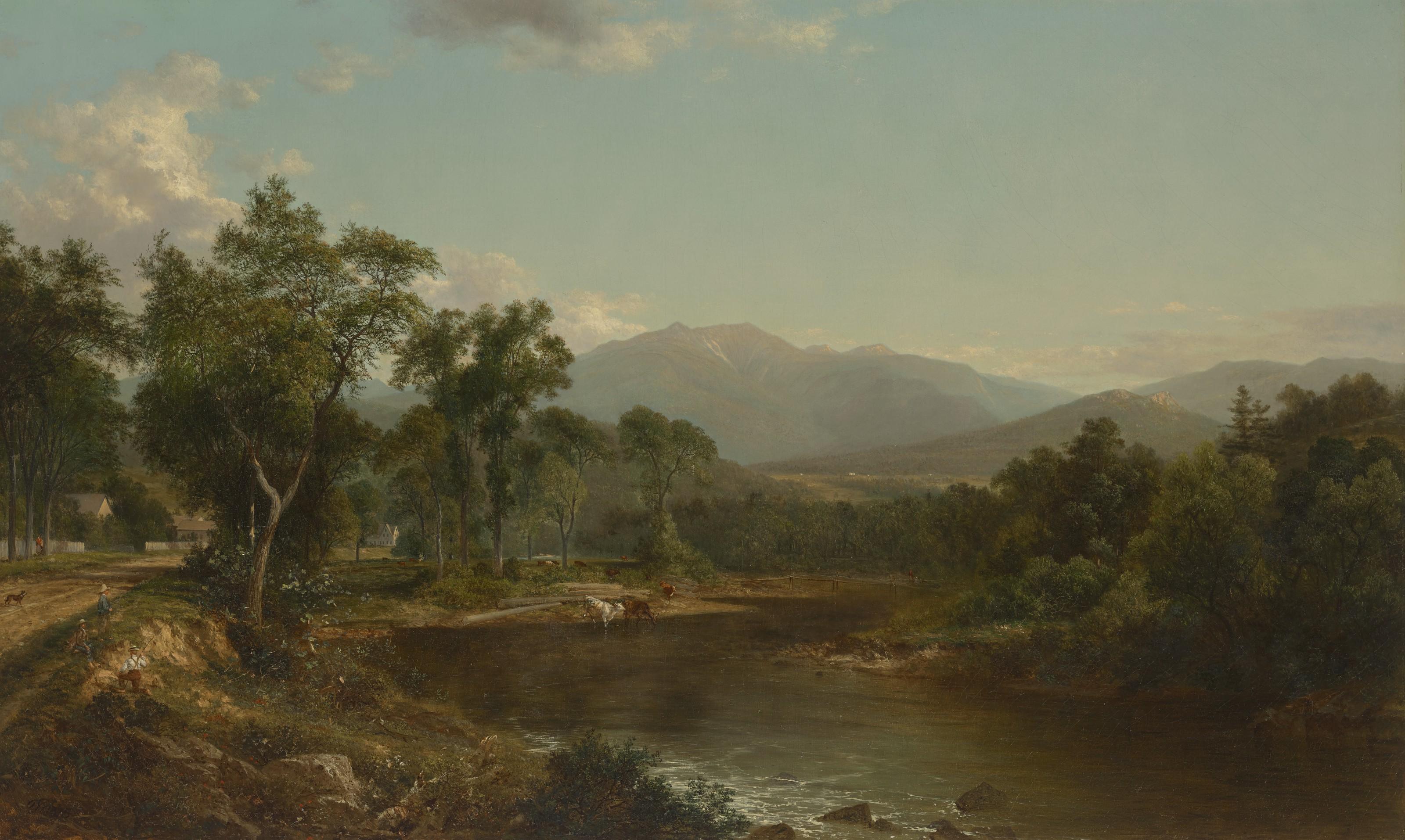 David Johnson - Mount Lafayette from Franconia, New Hampshire