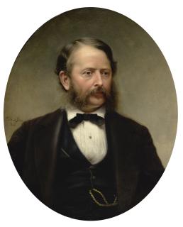 David Johnson - Portrait Of John F. Kensett