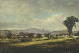 David Johnson - Study from Nature/White Mountains from North Conway, New Hampshire