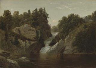David Johnson - Waterfall At Norwich, Connecticut