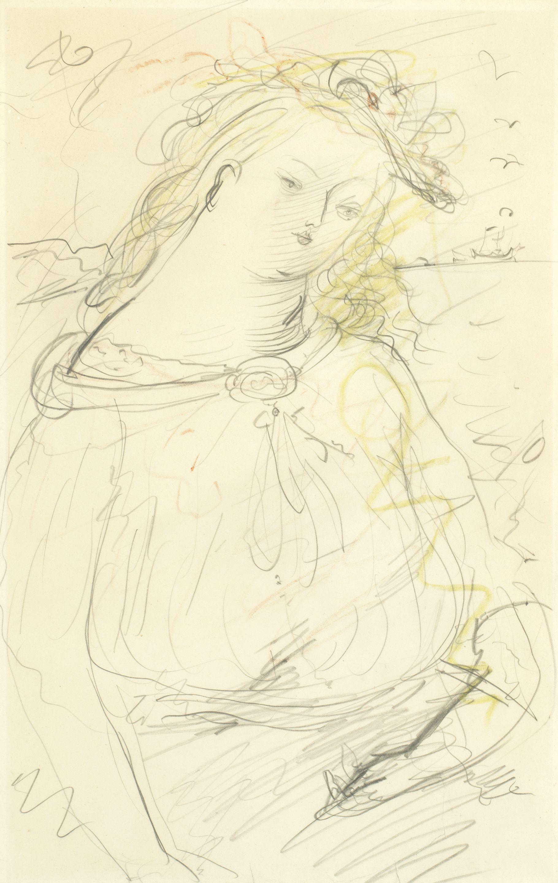 David Jones C.H., C.B.E. - Girl by the Seaside