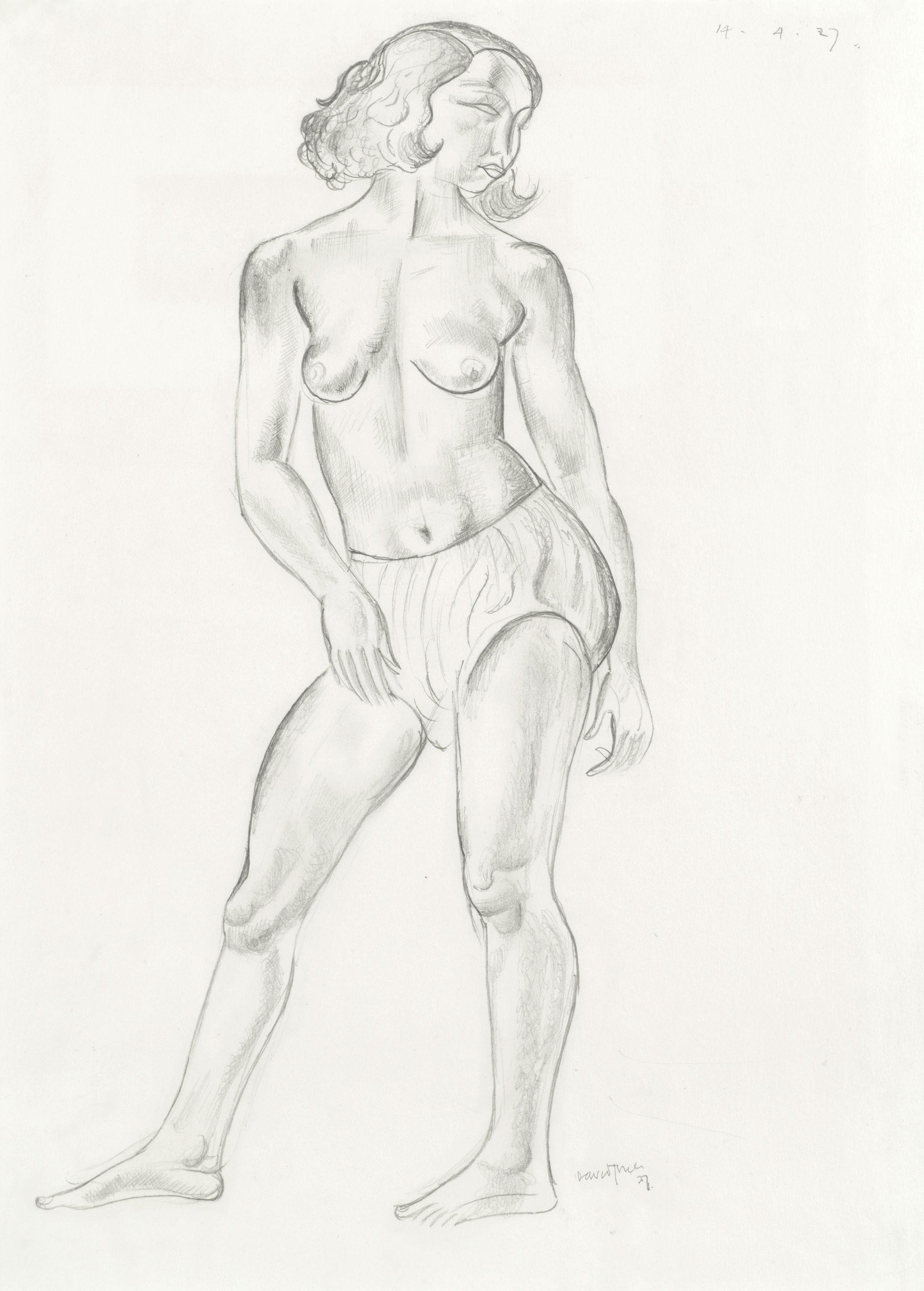 David Jones C.H., C.B.E. - Standing Nude