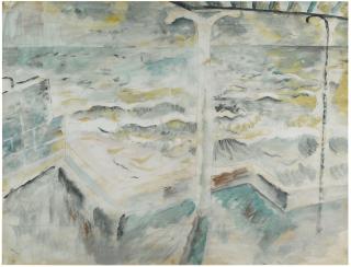 David Jones, C.H. - Balcony And Seascape