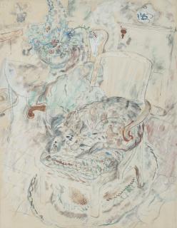 David Jones, C.H. - Cat Asleep