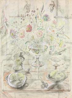 David Jones, C.H. - Chalice with Flowers