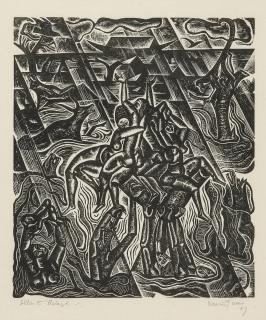 David Jones, C.H. - The Chester Play of the Deluge: Five plates