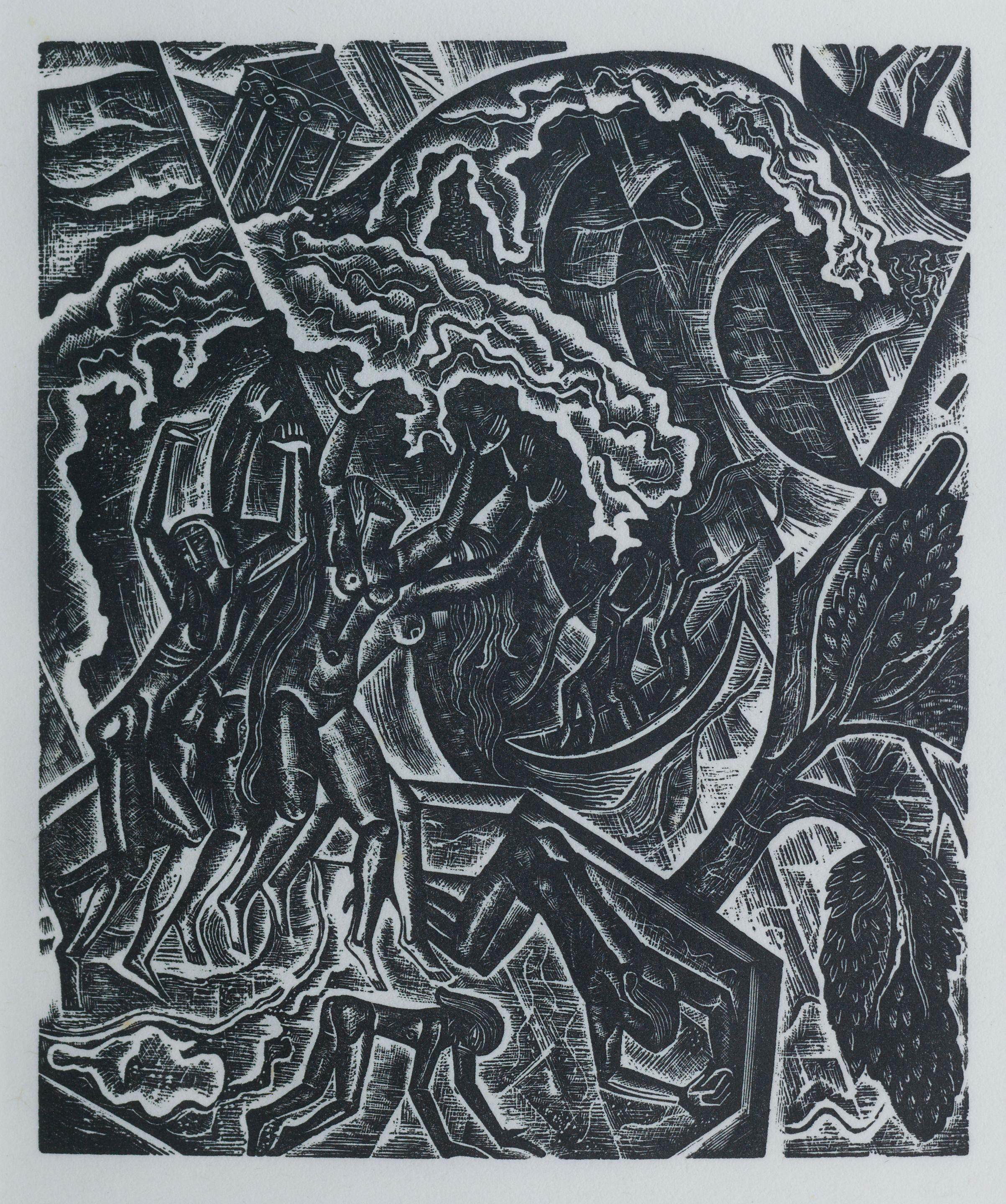 David Jones CH CBE - The Chester Play of The Deluge 8