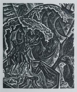 David Jones CH CBE - The Chester Play of The Deluge 8