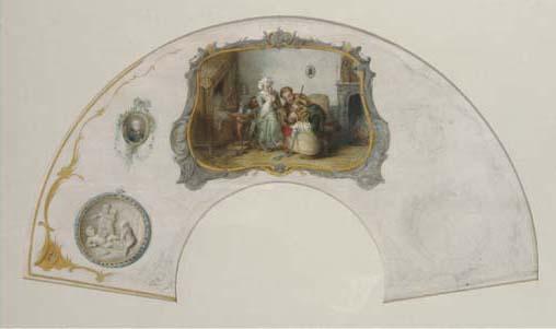 David Joseph Bles - Design For A Fan: Playing Violin For Baby