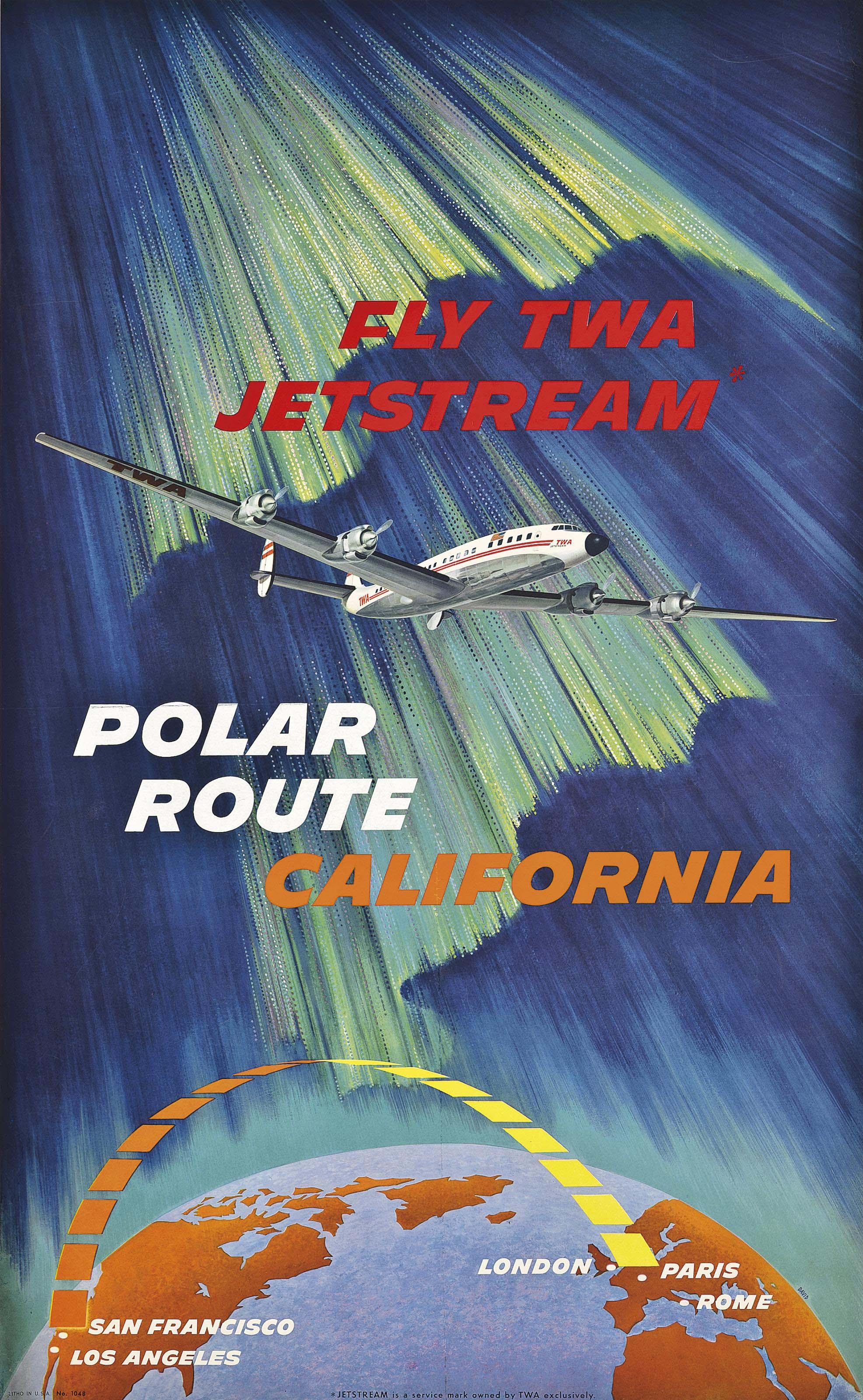 David Klein - Fly Twa Jetstream, Polar Route California