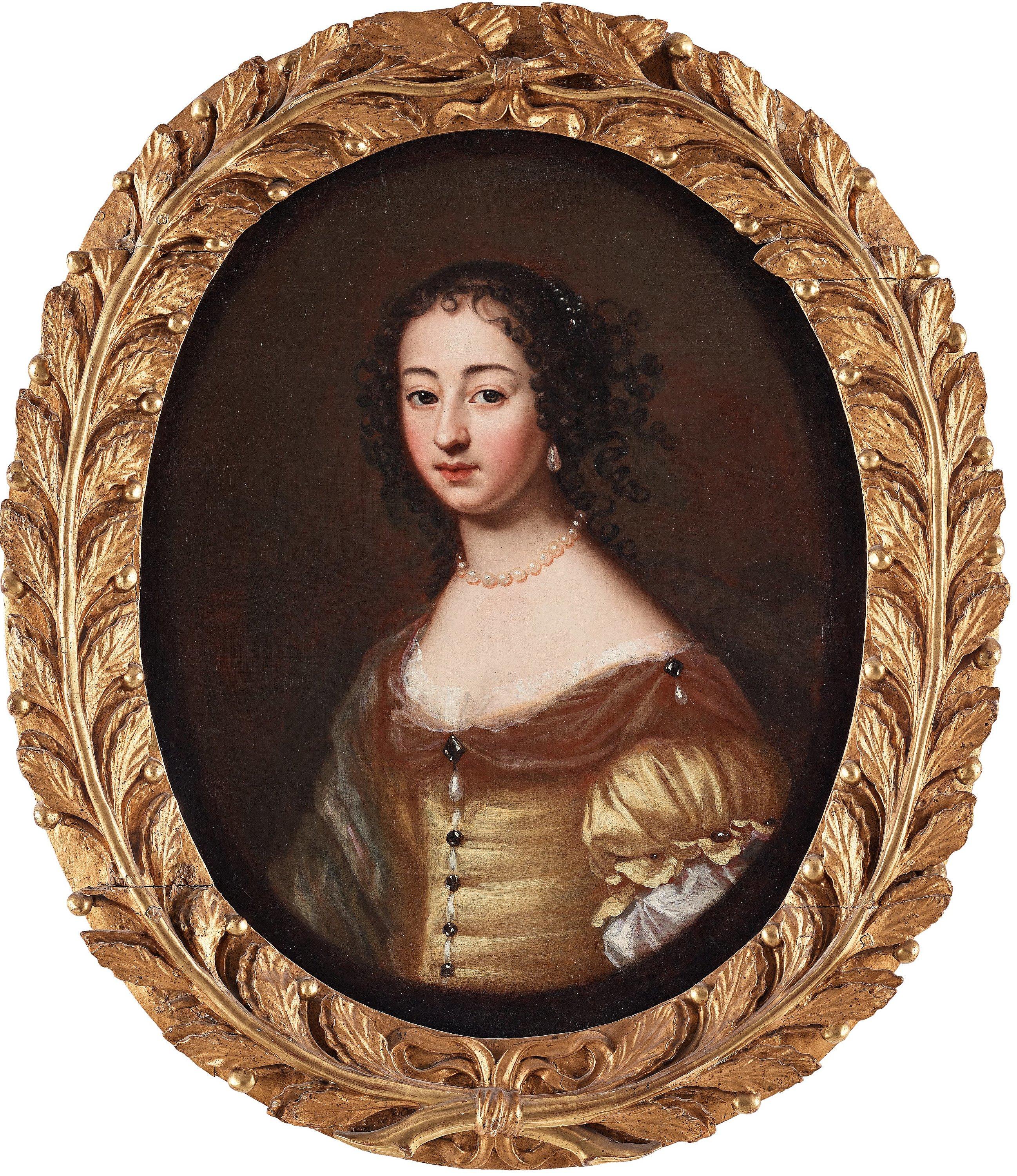 David Klöcker Ehrenstrahl - Lady in a yellow dress