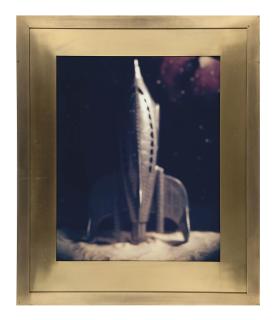 David Levinthal - 1988 PC S 2 (Grey Spaceship), 1988; and Two Spacemen Jumping, 1988