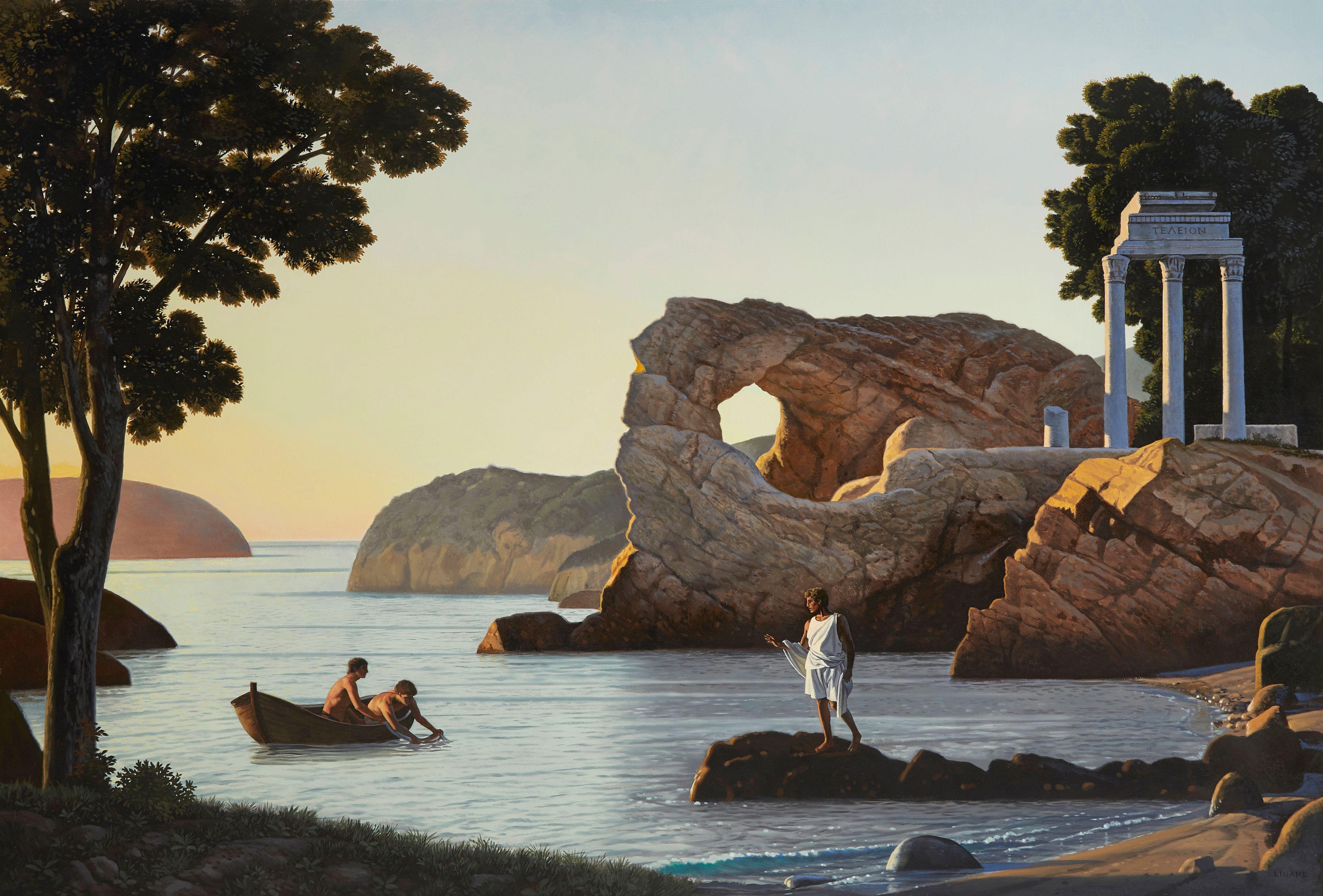David Ligare - Landscape with Three Figures (Teleion)