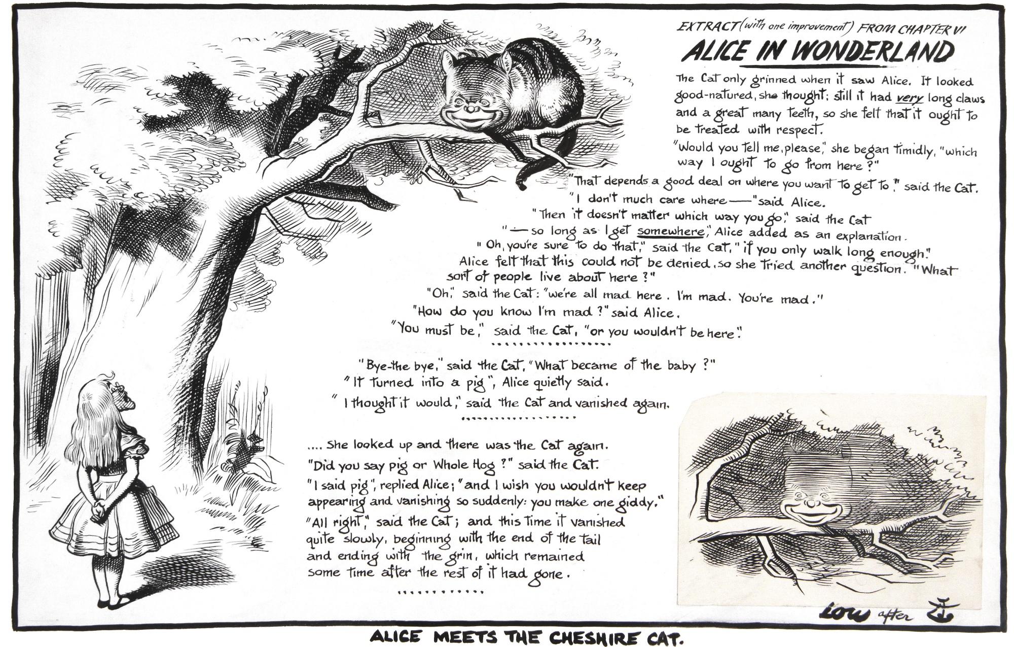 David Low - ‘Alice Meets The Cheshire Cat’