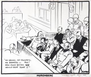 David Low - ‘Nuremberg’ (‘No Drums, No Trumpets, No Banners – Pah! How Much Better We Would Have Done It’)