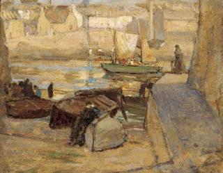 David Macbeth Sutherland, R.S.A. - Concarneau