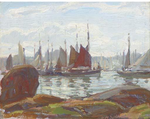 David Macbeth Sutherland - Boats, Concarneau