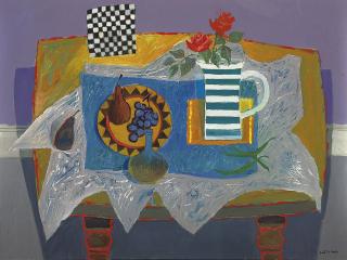 David Martin, R.S.W., R.G.I. - The Blue Mat