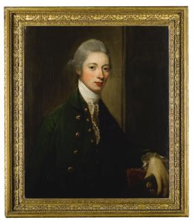 David Martin - Portrait Of Alexander, 9Th Earl Of Leven And 6Th Earl Of Melville (1749-1820), Half Length, Wearing A Green Coat And Waistcoat, White Stock And Holding His Hat In His Left Hand