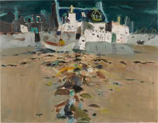 David McClure, R.S.A., R.S.W. - Houses and Shore