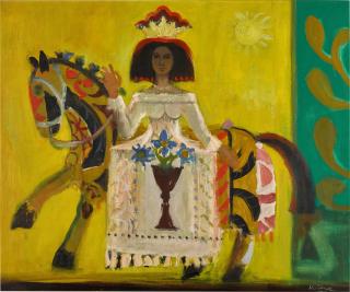 David McClure, R.S.A., R.S.W. - Infanta and Horse