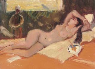 David Mcclure, R.S.A., R.S.W. - Odalisque I