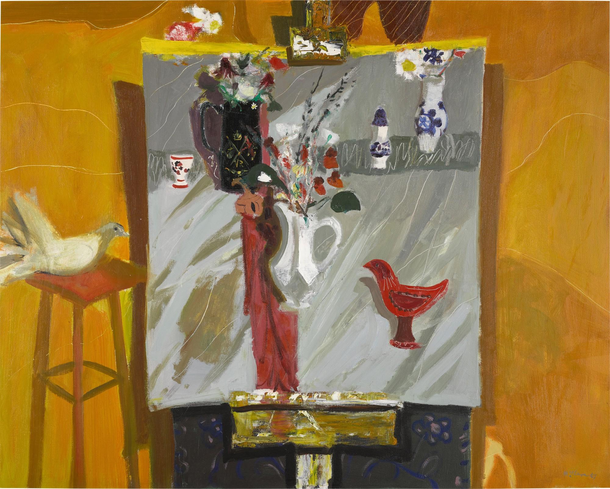 David McClure, R.S.A., R.S.W. - Picture on a Yellow Ground