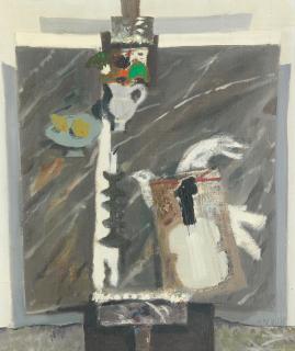 David McClure RSA RSW RGI - Study for \'White Bird\' I