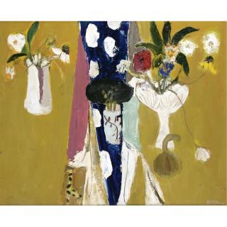 David McClure - Still Life On A Yellow Ground