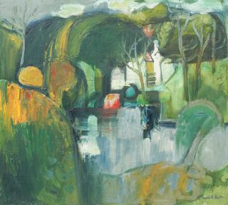 David McLeod Martin RSW RGI SSA - The Mill, Waterfoot