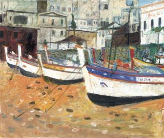 David Mcleod Martin - Boats at Albufeira