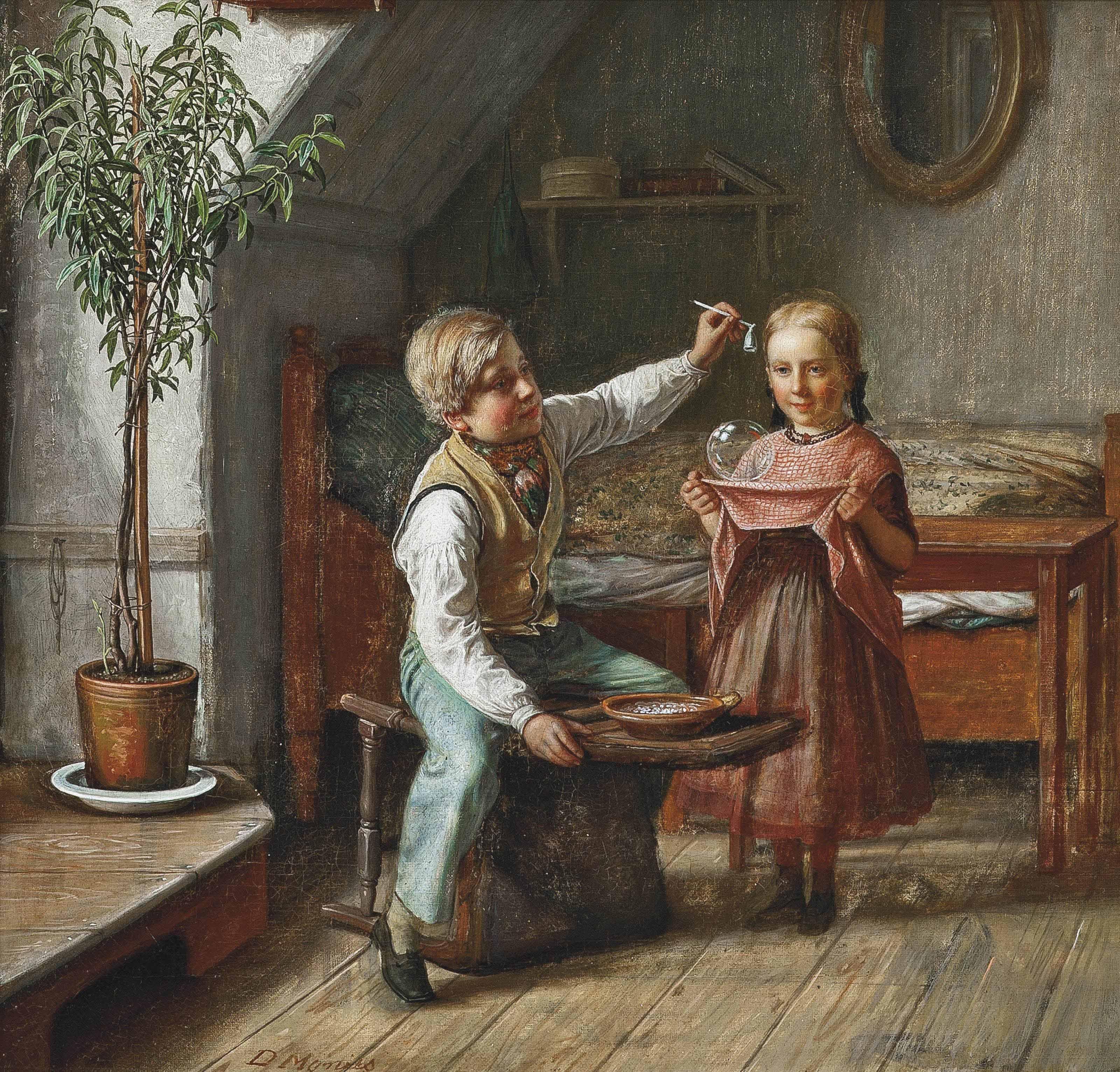 David Monies - Blowing bubbles