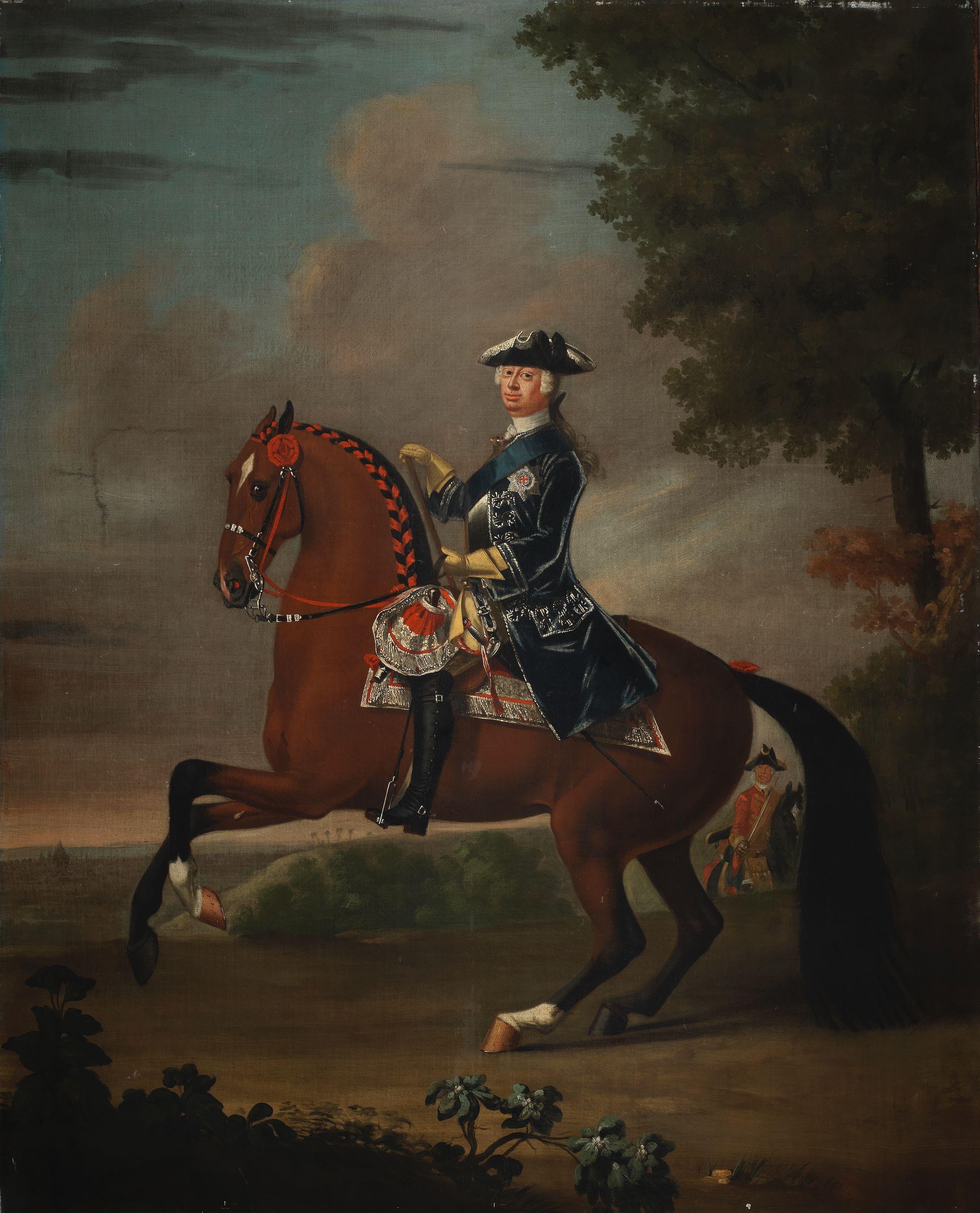 David Morier - Portrait of Frederick Prince of Wales on horseback